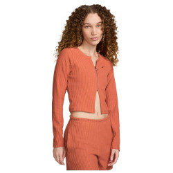 Nike Γυναικεία ζακέτα Sportswear Chill Knit Slim Full-Zip Ribbed Cardigan